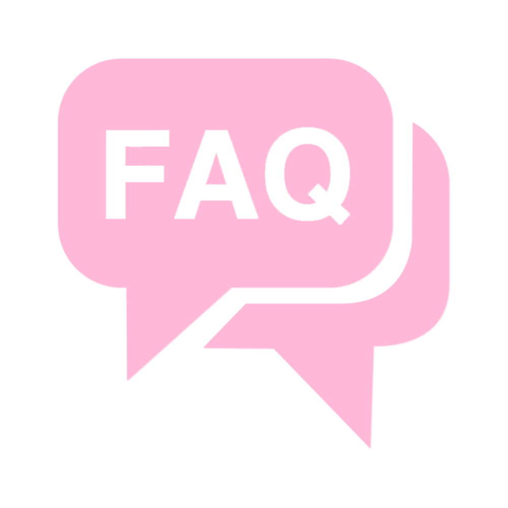 [citypng.com]faq questions speech bubble pink icon png 1000x1000